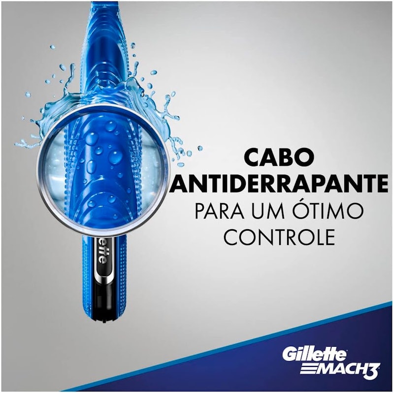 Gillette Aparelho de Barbear Mach3 Acqua-Grip 5