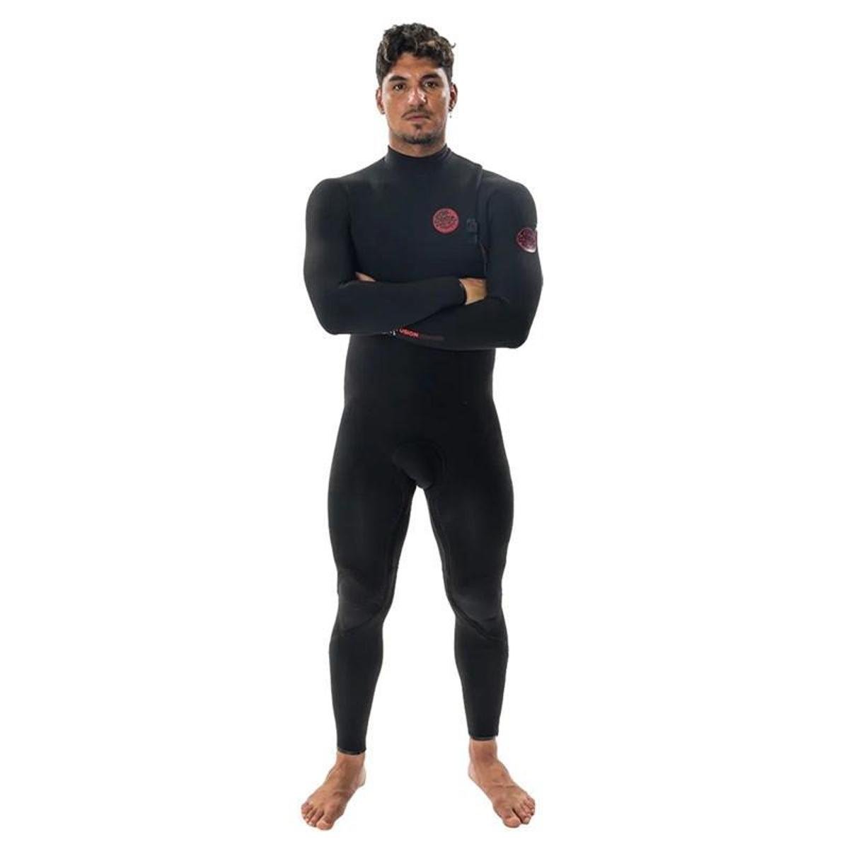 Long John Rip Curl Flashbomb Fusion 3/2mm Zip Free 2