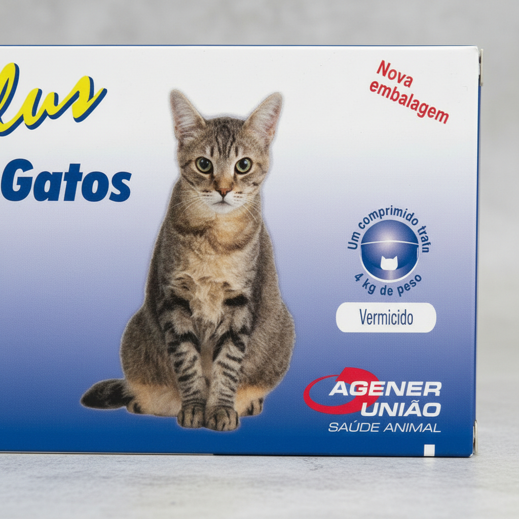 Vermífugo Helfine Plus Gatos 3