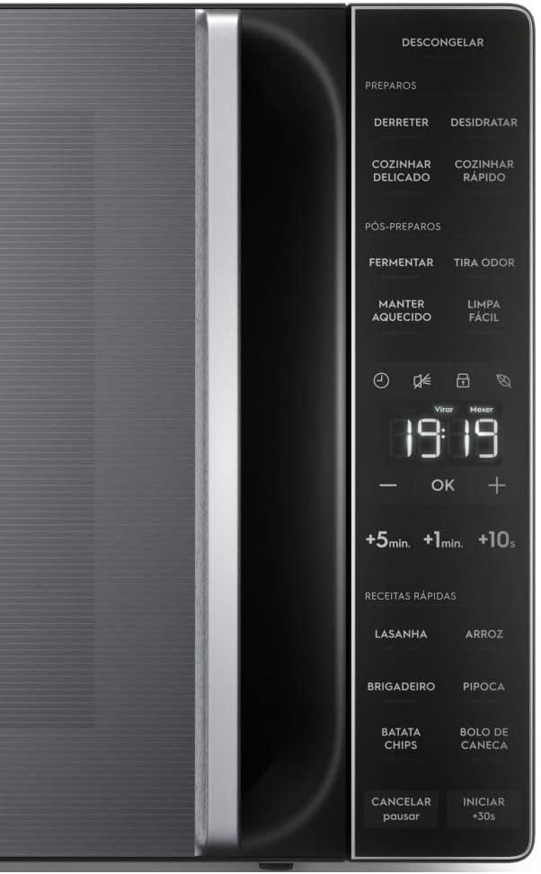Micro-ondas Electrolux 36 L Inox Efficient com Descongelamento Assistido 4