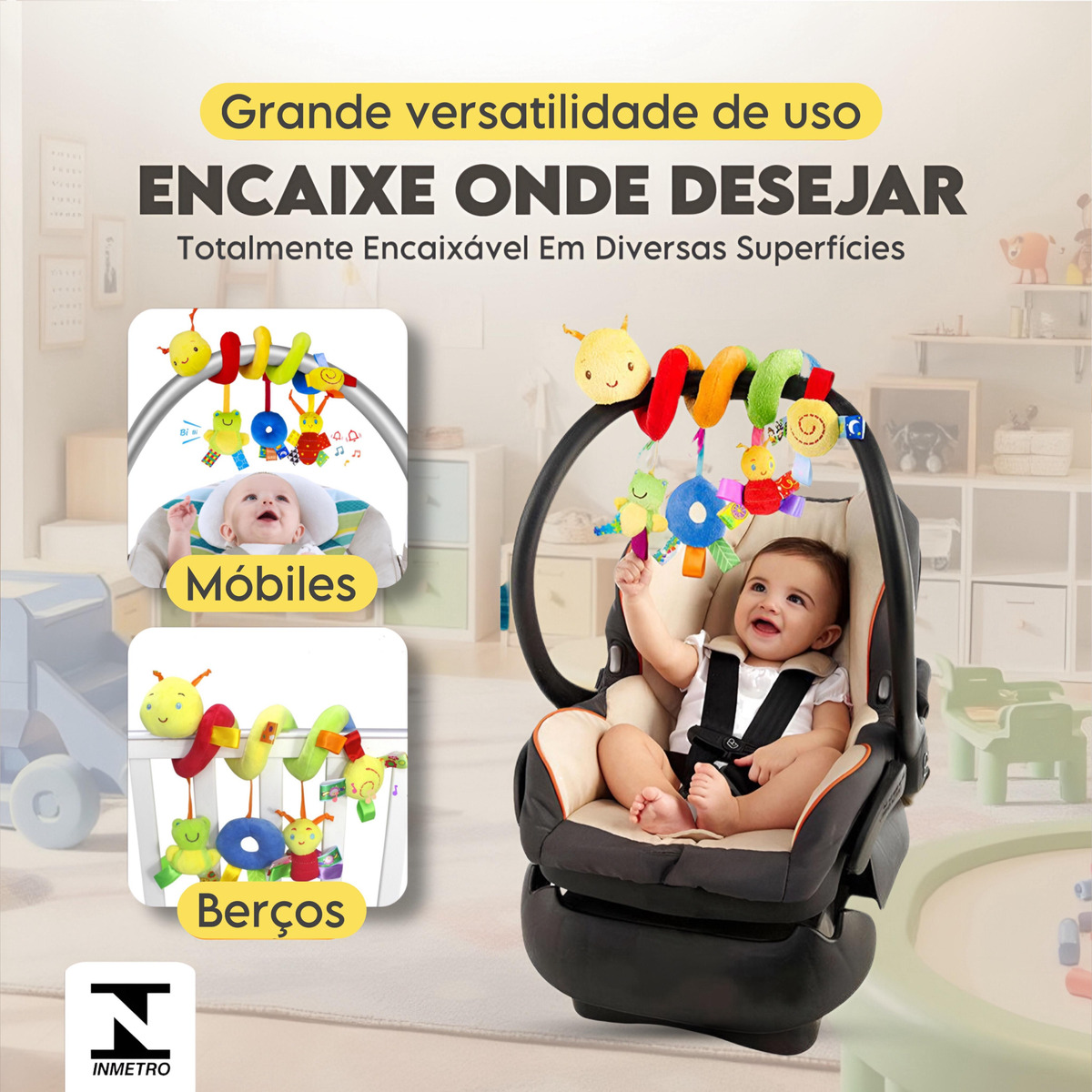 Móbile Centopeia Para Carrinho  4