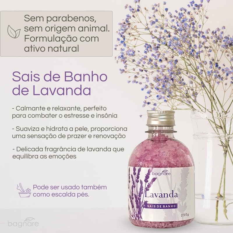 Sais de Banho Banheira Espumante Hidromassagem SPA Lavanda 4