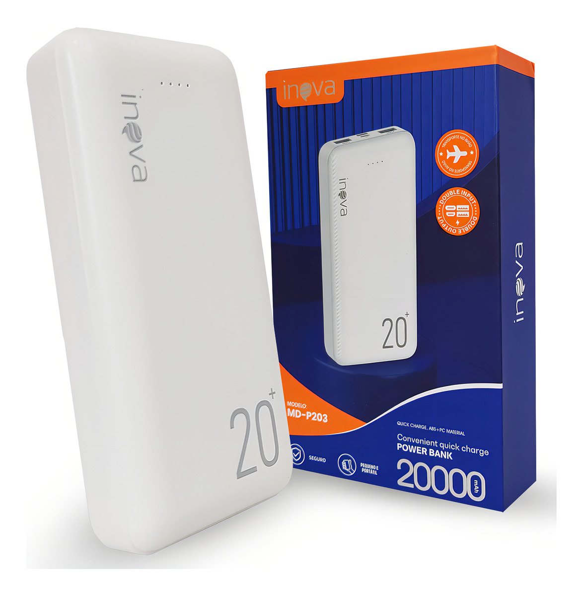 Power Bank Carregador Portátil de 20000 mAh 1