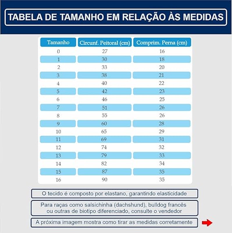 Roupa Pós-Cirúrgica para Cães Membros Interiores Cotton 5
