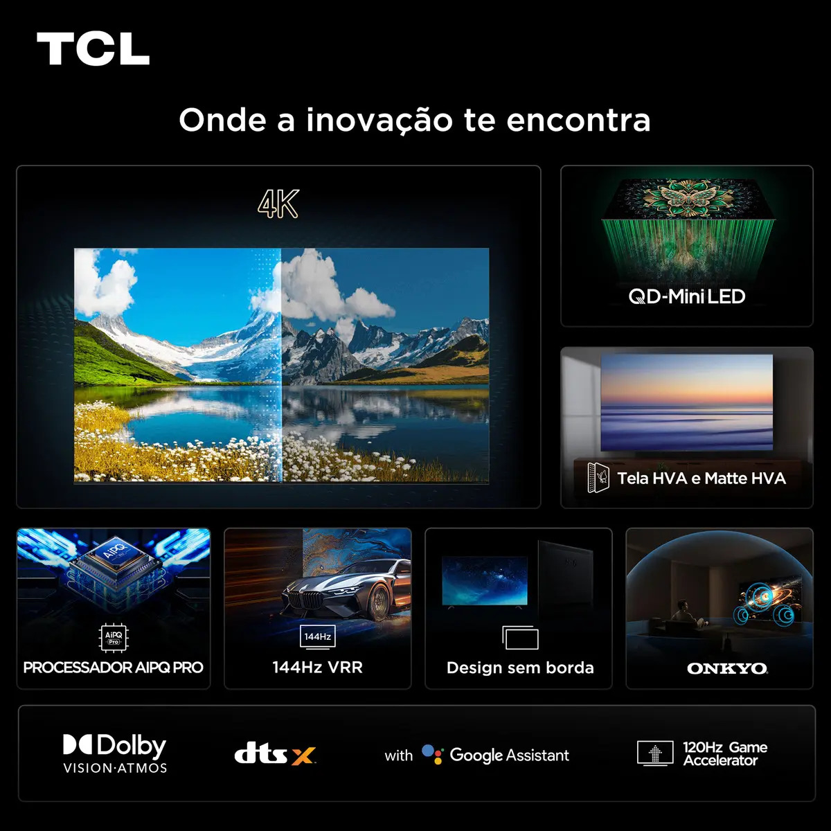 TCL Advanced 4K QD-Mini LED TV C6K 4