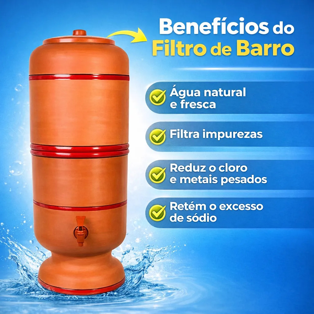 Filtro de Barro Santo Antônio 12 L 4
