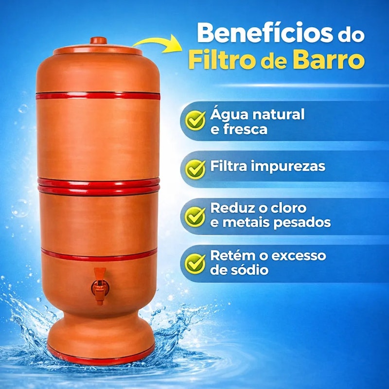 Filtro de Barro Santo Antônio 12 L 4