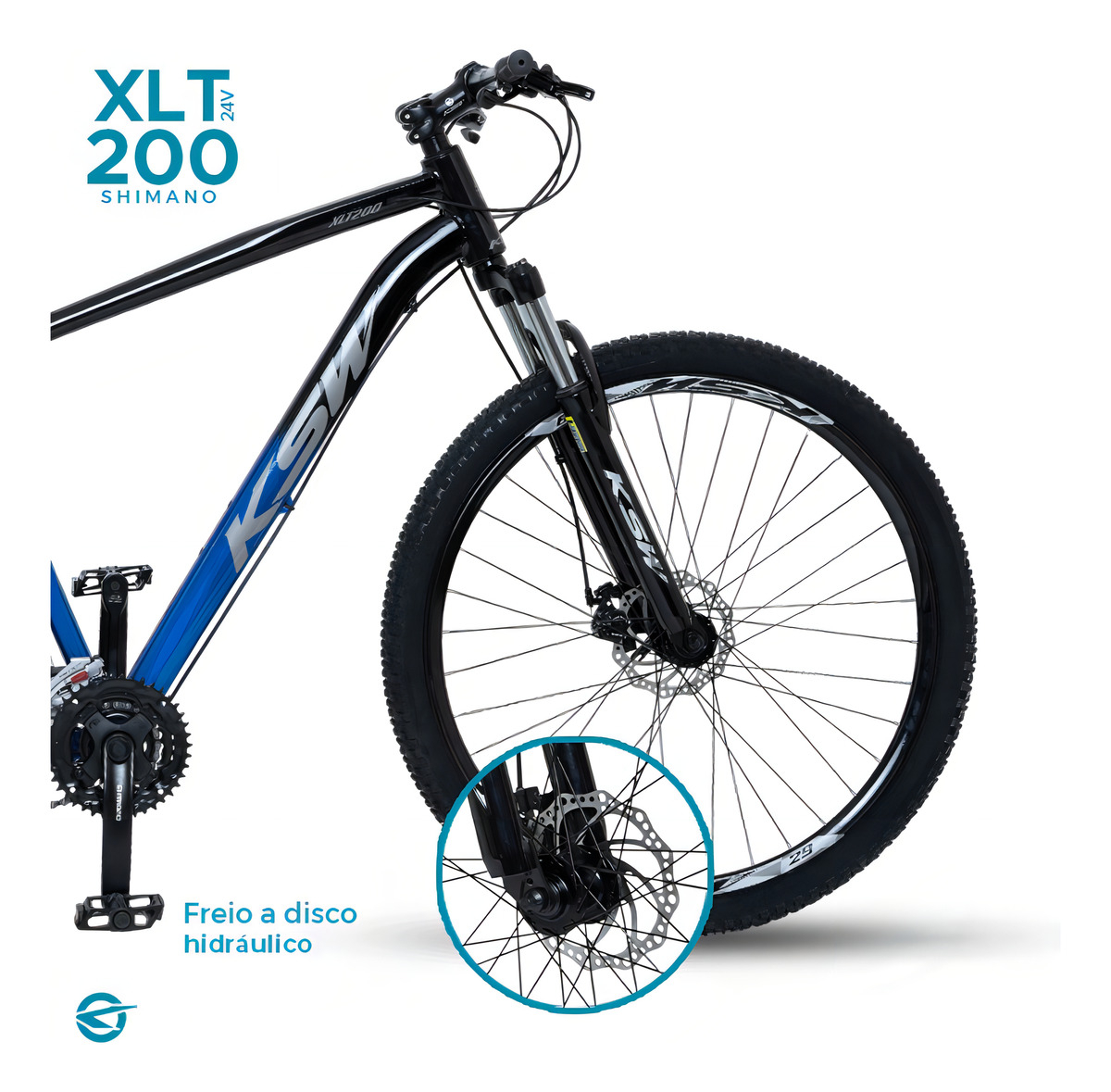 Bicicleta KSW XLT 200 4