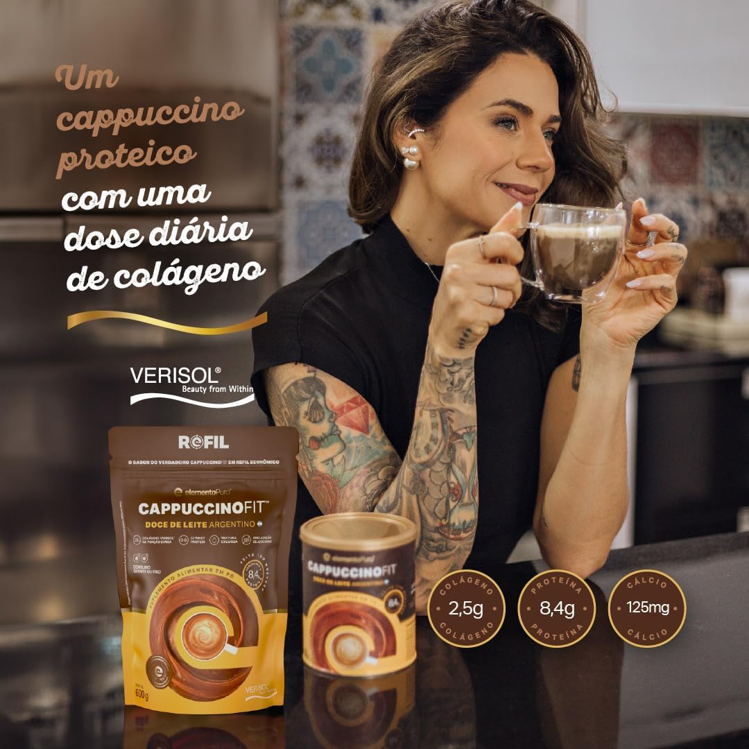 Sachê Cappuccino Fit Doce de Leite Argentino Elemento Puro 4