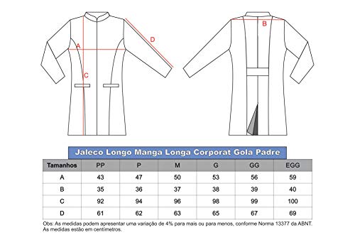 Jaleco Feminino Manga Longa Corporat 4