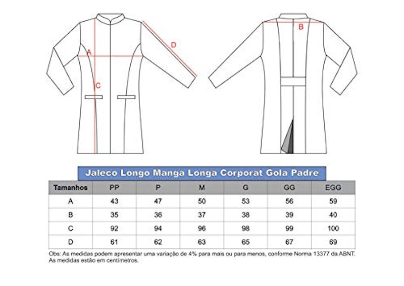 Jaleco Feminino Manga Longa Corporat 4