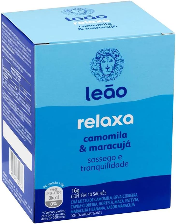 Leão Funcionais Relaxa - Camomila e Maracujá 1