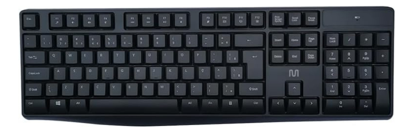 Kit Teclado e Mouse sem Fio Slim Conexão USB 2