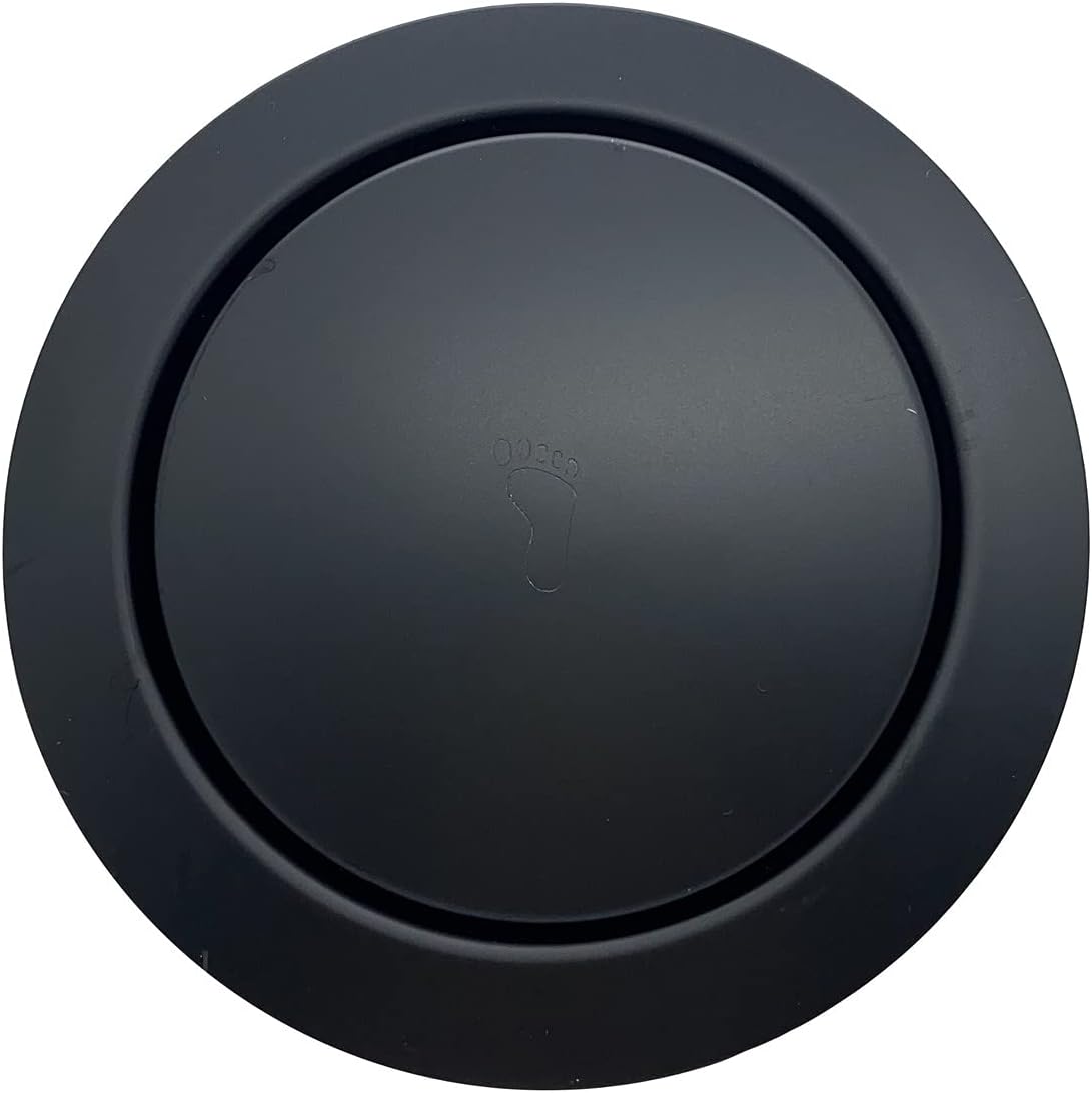 Ralo Click Redondo 15 cm com Veda Cheiro Preto Fosco Black Matte 1