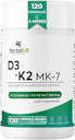 Vitamina D3 2000UI + Vitamina K2 (Menaquinona-7) Fortalvit