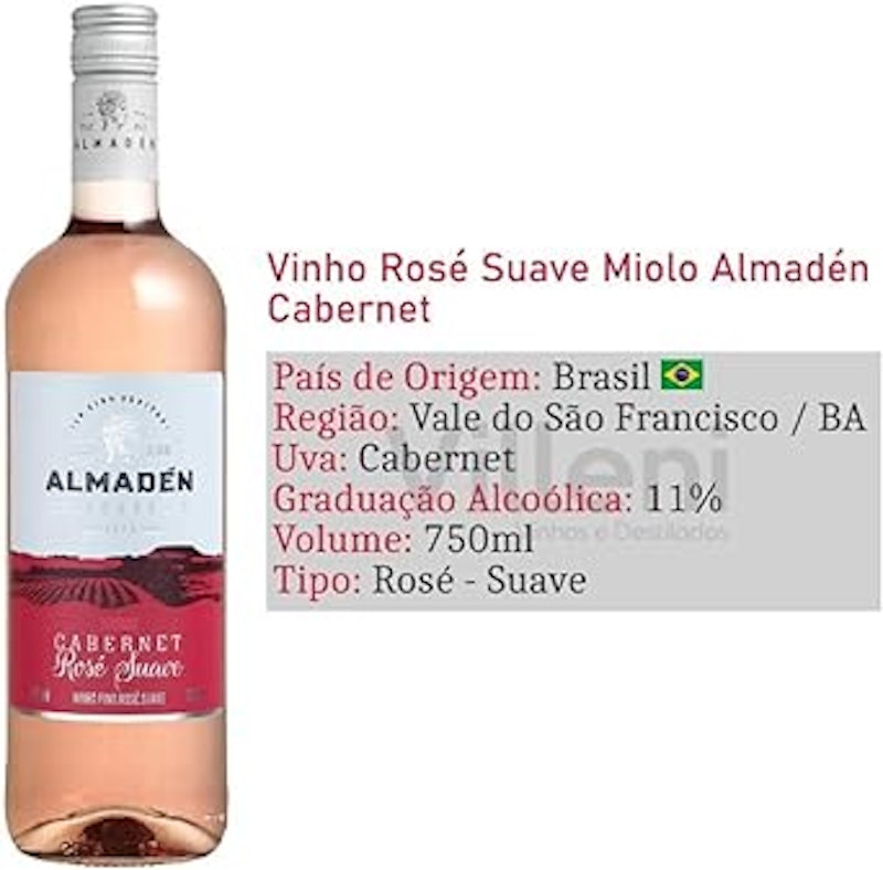 Vinho Almadén Rosé Cabernet Suave 750 ml 2