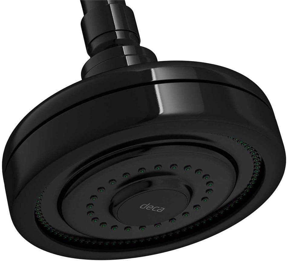 Chuveiro com Tubo de Parede 12,4 cm Acqua Plus Black Noir 2