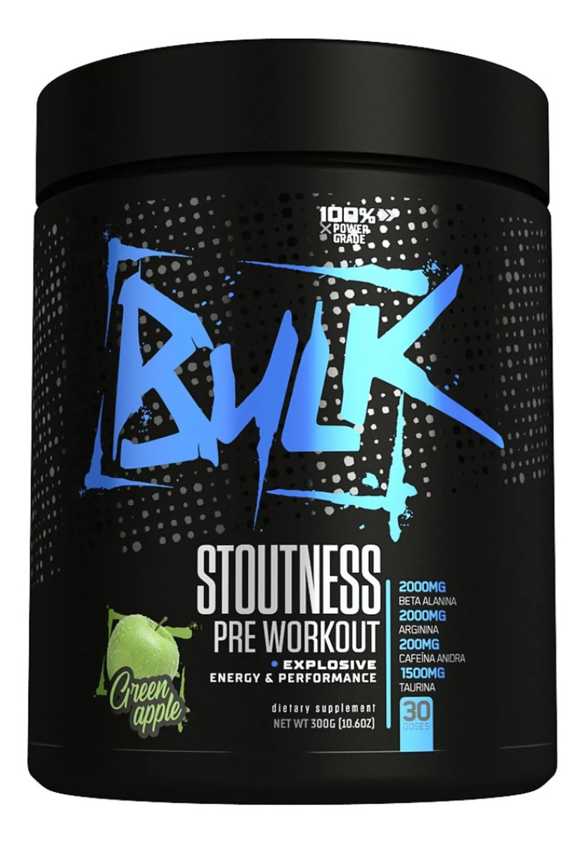 Pré Treino Stoutness 300 g (Maçã Verde) 1