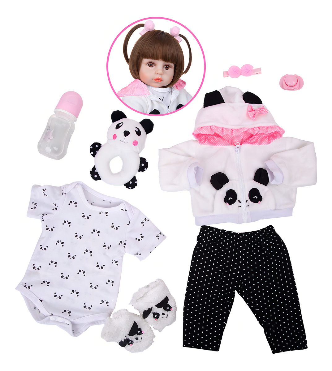 Bebê Reborn Pandinha 2