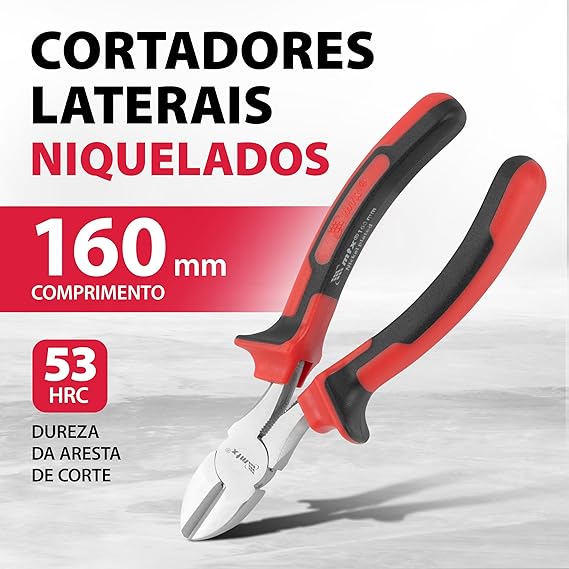 Alicate de Corte Diagonal Nickel 6" 160 mm 2