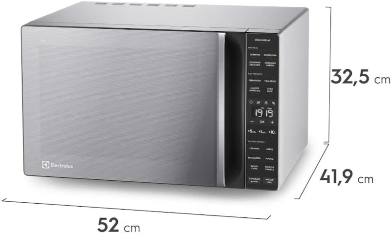 Micro-ondas Electrolux 36 L Inox Efficient com Descongelamento Assistido 2