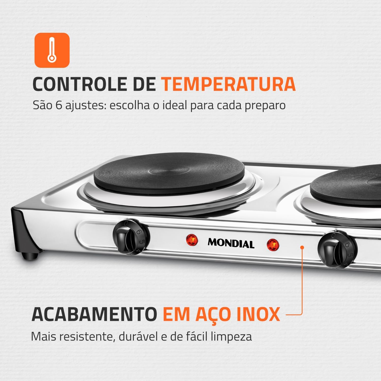 Fogão Elétrico Fast Cook Due 4