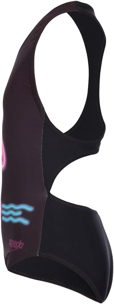Maiô Infantil Flamingo Neon Pequena Sereia 2