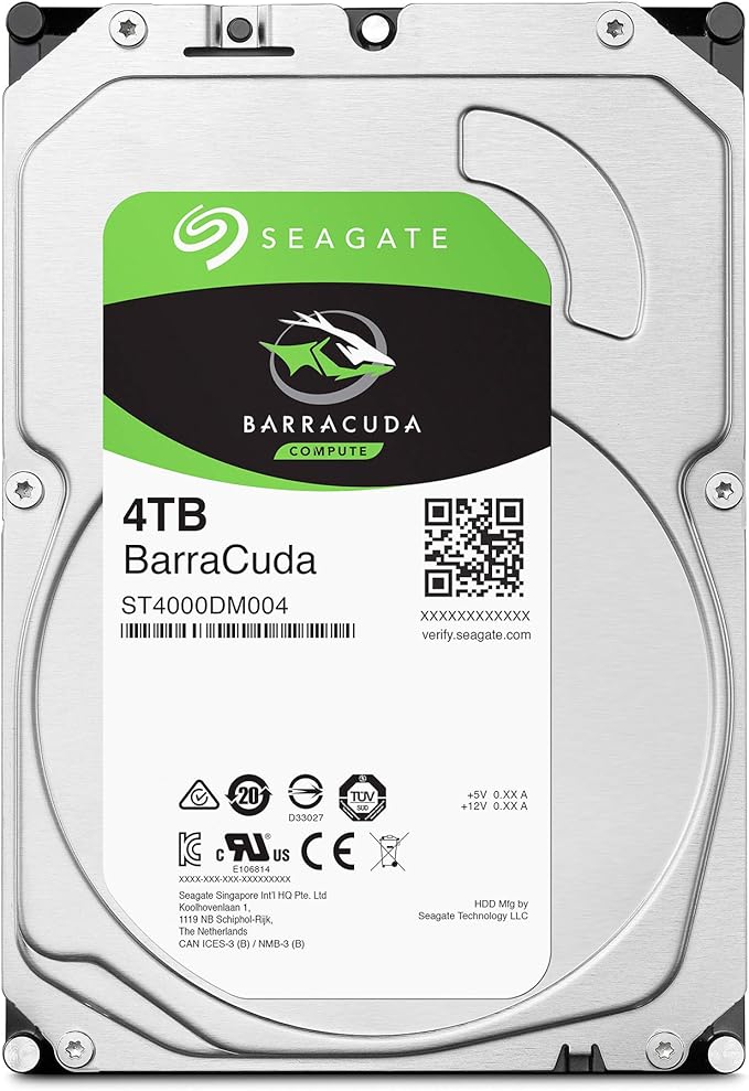HD Interno Barracuda Seagate Compute HDD 3,5 4 TB 2