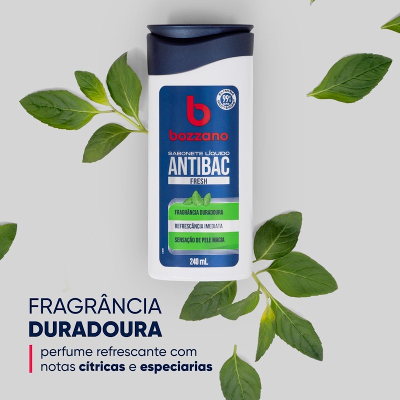 Sabonete Líquido Bozzano Antibac Fresh 4