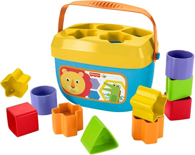 Brinquedo para Bebês Balde Primeiros Blocos 1