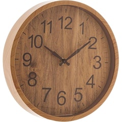 Relógio de Plástico para Parede Wood