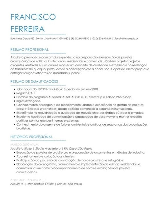 Meu Currículo Perfeito 4