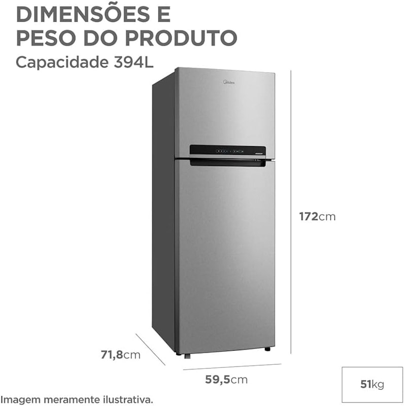 Geladeira Frost Free Duplex 394 L Inverter 4