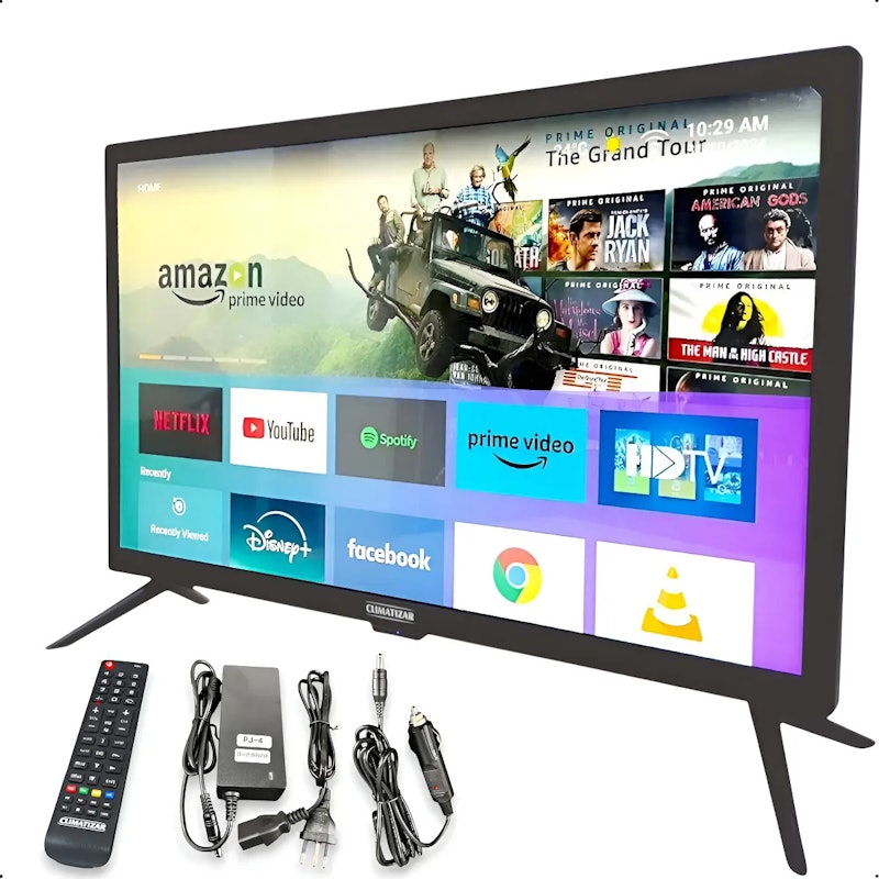 Smart TV para Caminhão 24" Wi-Fi Android 12 Ônibus Motorhome 1