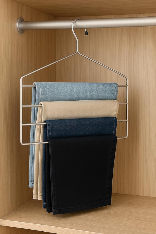 Kit 5 Unidades Cabides para Calças 4