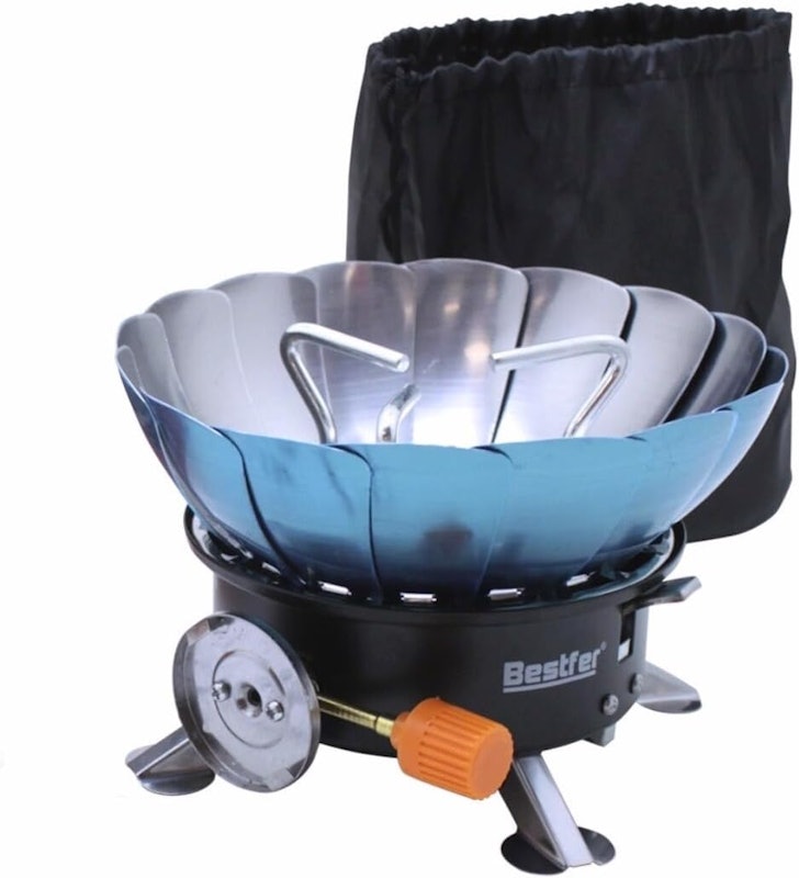 Fogareiro Portátil Para-Brisa Bestfer 1