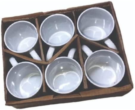 Conjunto 6 Canecas Brancas para Sublimação 4