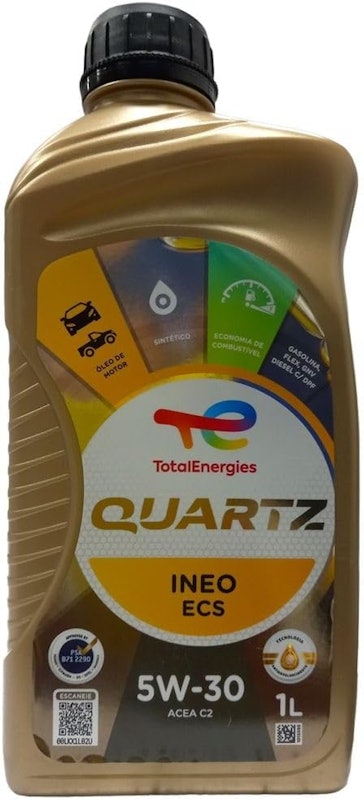 Óleo de Motor Total Quartz Ineo Ecs 5w30 Motor Sintético 1