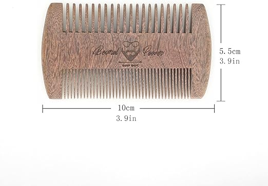 Pente de Barba de Sândalo com Estojo 2