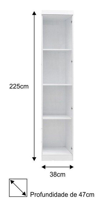 Jogo de Quarto Modulado 5 Peças Eloísa Branco - Phoenix Baby 5
