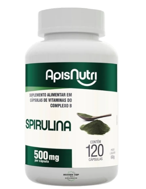 Spirulina 500 mg 120 Cápsulas 1