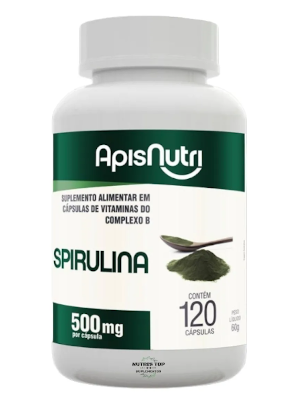Spirulina 500 mg 120 Cápsulas 1