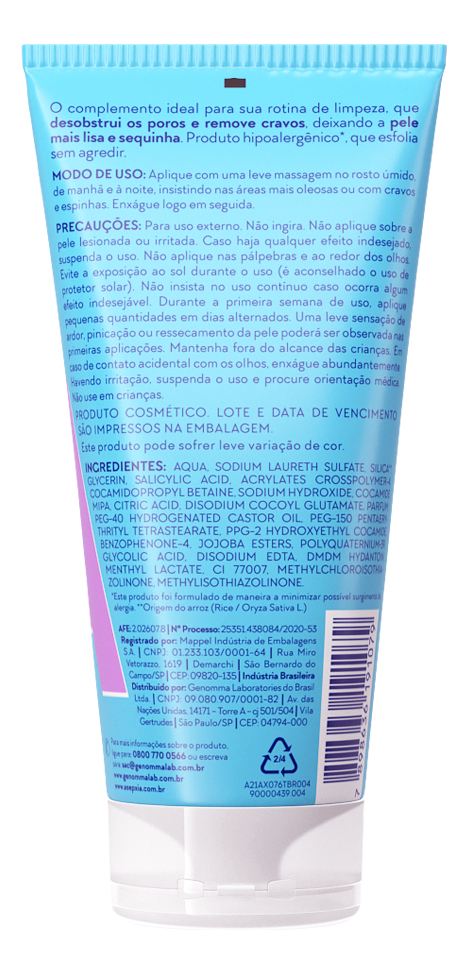 Sabonete Líquido Esfoliante Asepxia 2