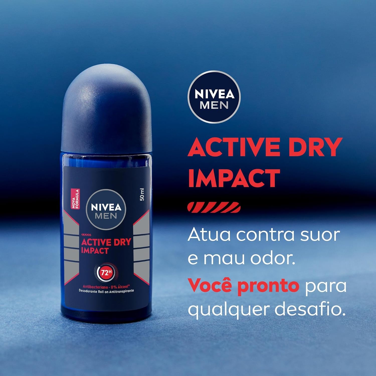 Desodorante Antitranspirante Nivea Men Active Dry Impact 2