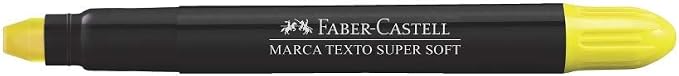 Marca Texto em Gel SuperSoft Amarelo 6 Unidades 2