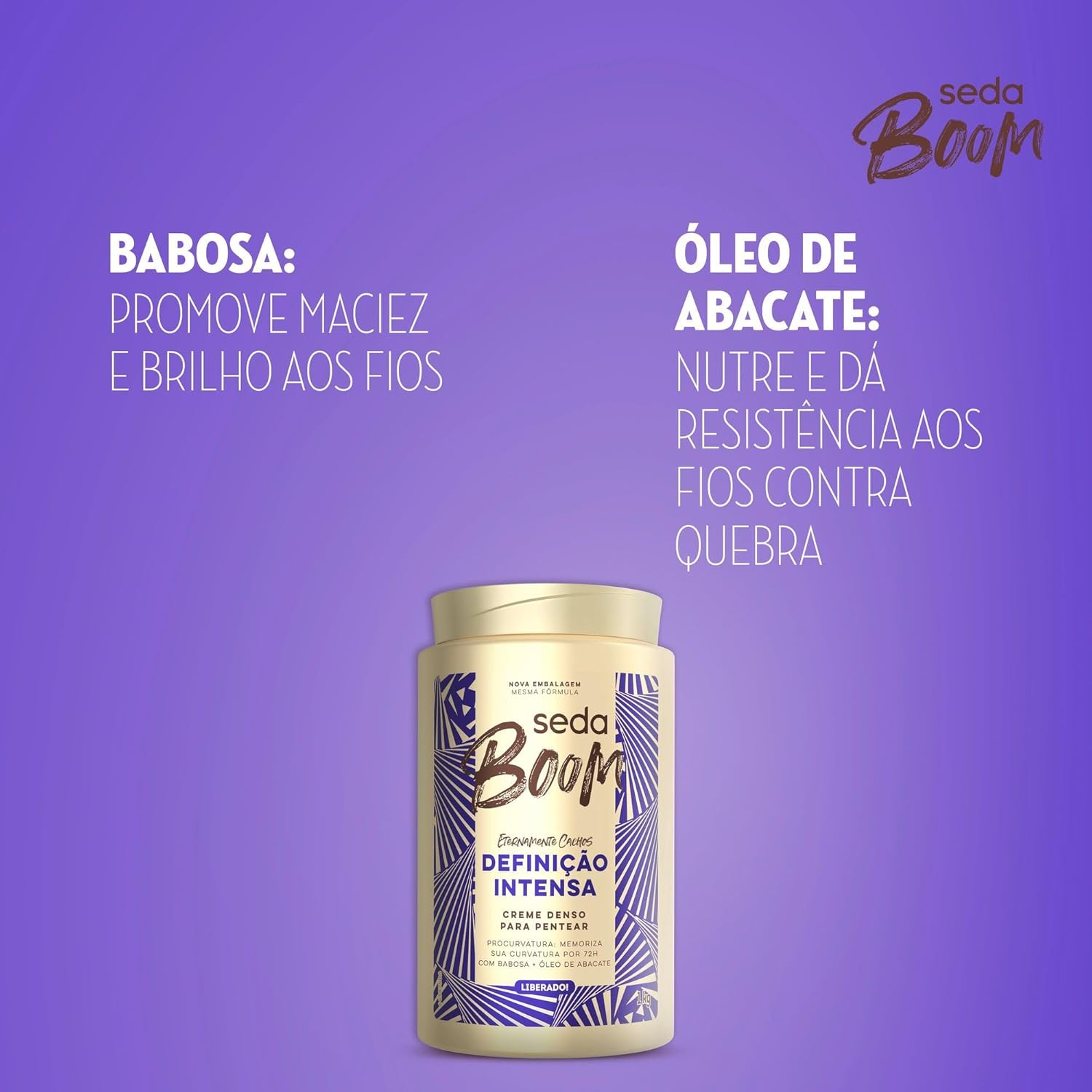 Creme de Pentear Seda Boom Definição Intensa 4