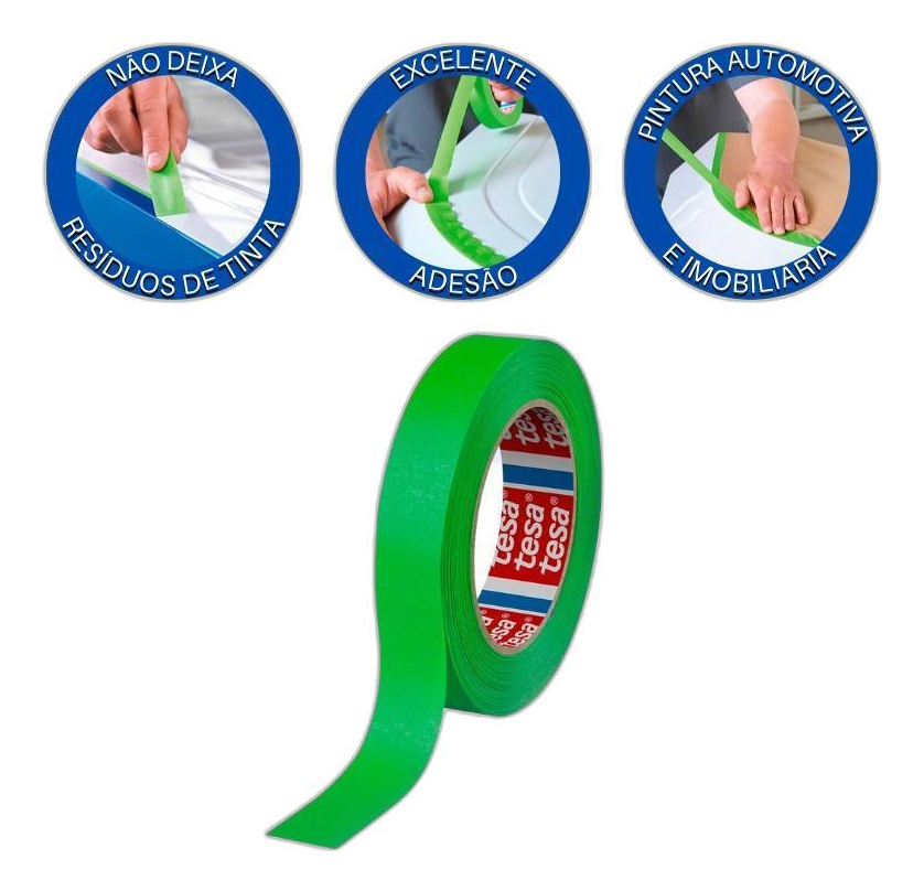 Fita Crepe Tesa Verde Bulk 2