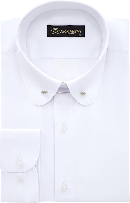 Camisa de Gola Alta com Risca de Giz Jack Martin 1
