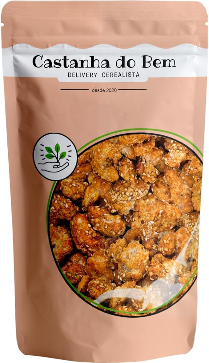 Castanha de Caju Caramelizada com Gergelim 1