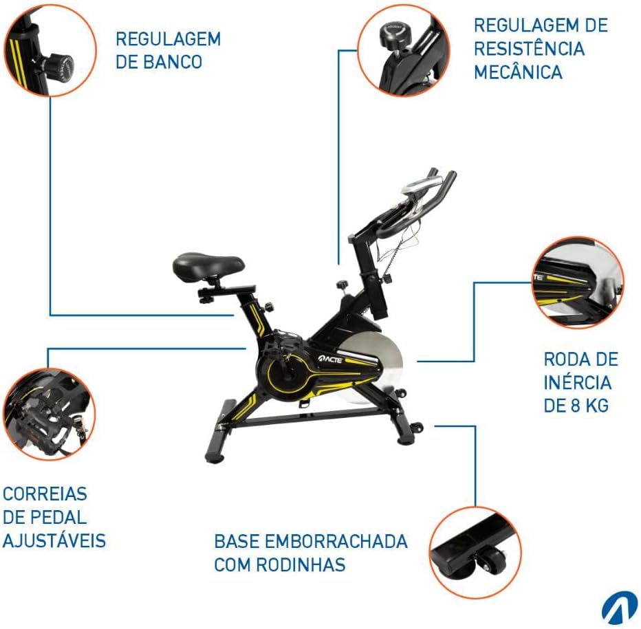 Bicicleta Spinning Acte Sports 5